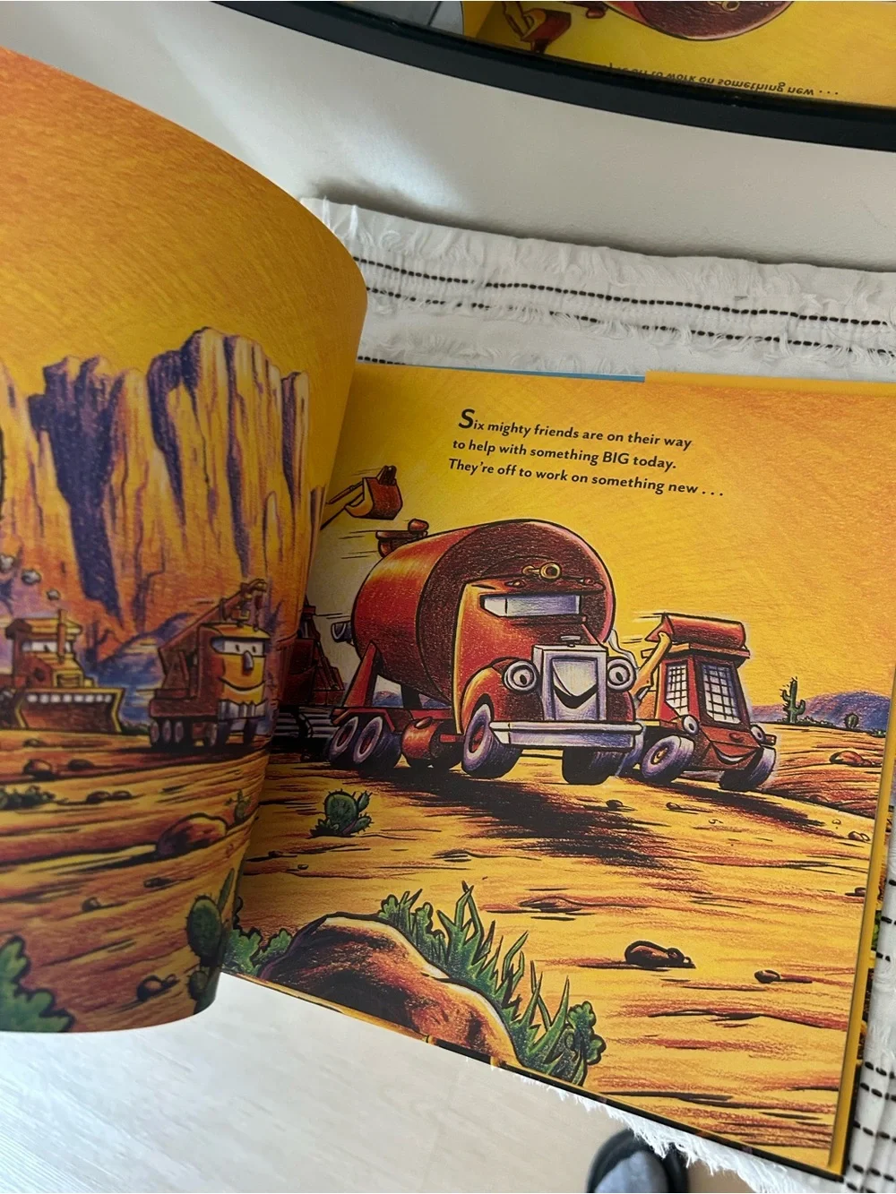 Construction Site Road Crew Coming Through Sherri Duskey Rinker Hardcover Book
